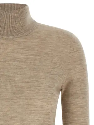 'Meana' turtleneck sweater Woman MAX MARA Beige