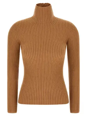 'Aral1234' turtleneck sweater MAX MARA Beige