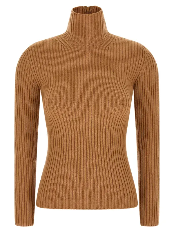 'Aral1234' turtleneck sweater MAX MARA Beige