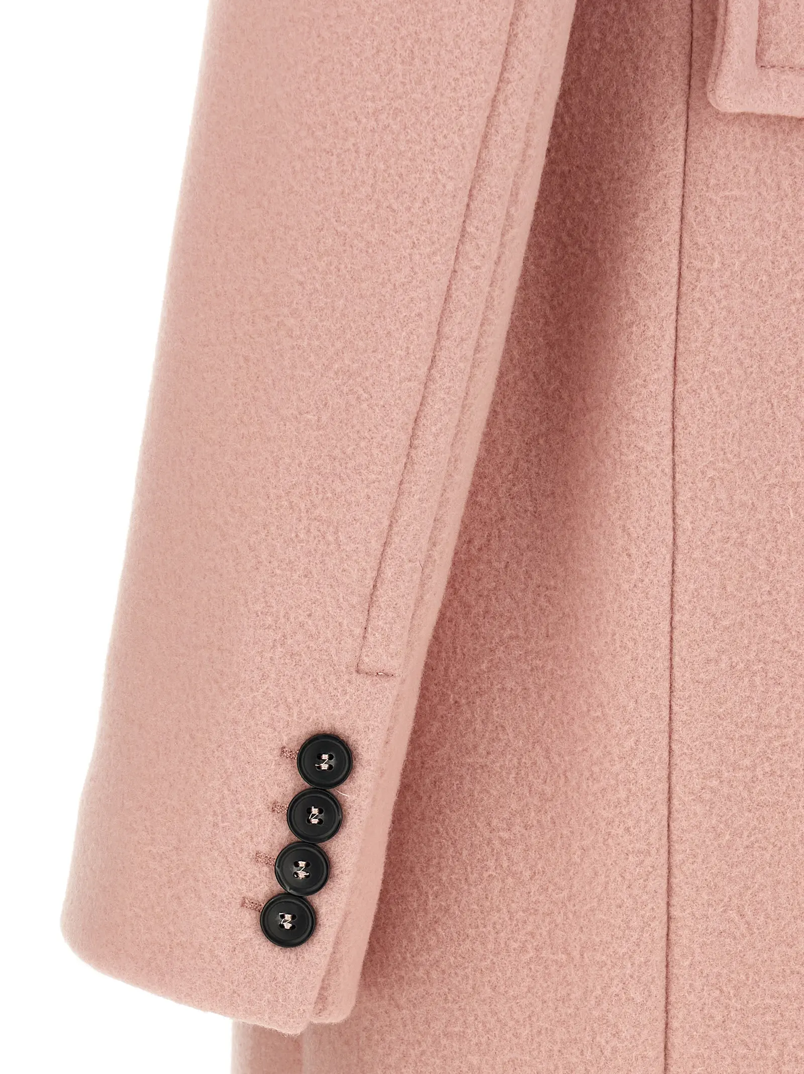 Пальто Comune Sportmax Рожеве 4 'Comune' coat 100% virgin wool SPORTMAX Pink