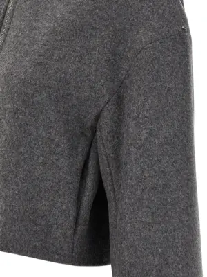 'Vacuo' jacket 100% virgin wool SPORTMAX Gray