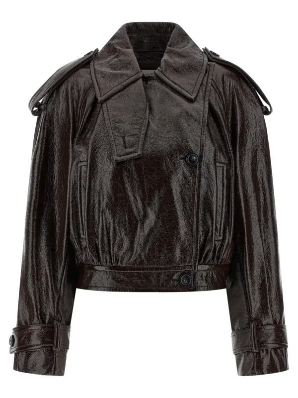 'Beta1234' trench coat SPORTMAX Brown