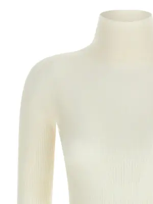 'Niagara' turtleneck sweater Woman SPORTMAX White