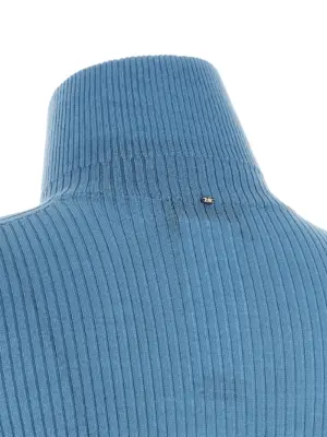 'Niagara' turtleneck sweater 100% virgin wool SPORTMAX Light Blue