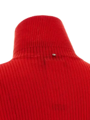'Niagara' turtleneck sweater 100% virgin wool SPORTMAX Red