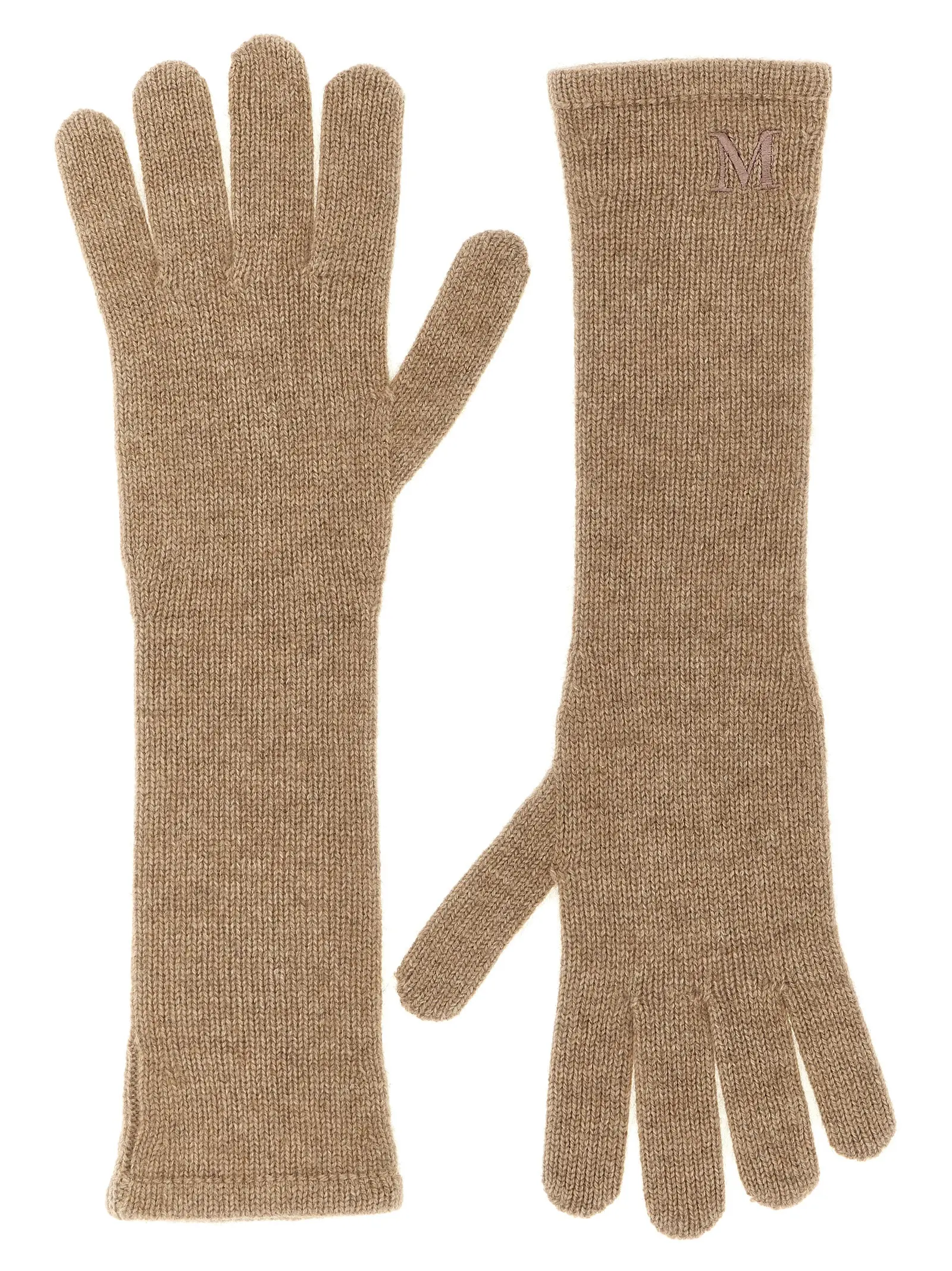 Рукавички Mmjock Max Mara Бежеві 2 'Mmjock' gloves 2524566012600010 MAX MARA Beige