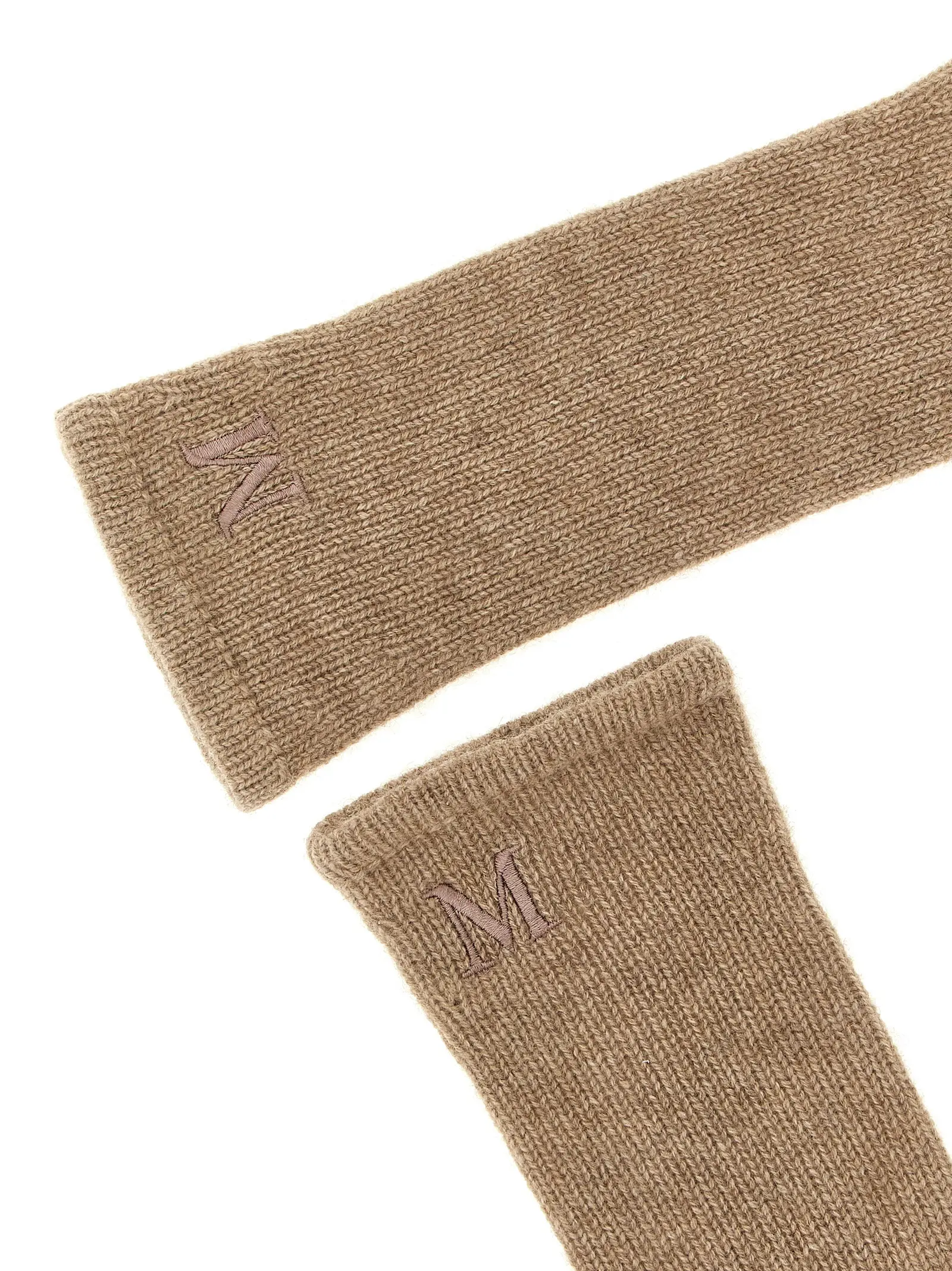 Рукавички Mmjock Max Mara Бежеві 3 'Mmjock' gloves Woman MAX MARA Beige