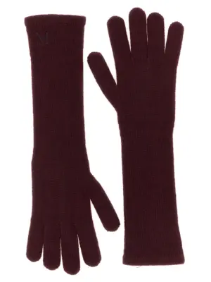 'Mmjock' gloves MAX MARA Bordeaux