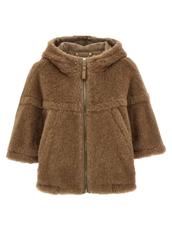 'Petalo4' cape MAX MARA Brown