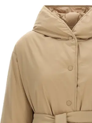 'Banfy' reversible down jacket 100% polyester WEEKEND MAX MARA Beige