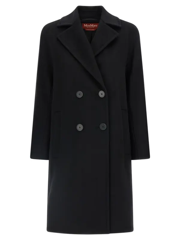 'Agenda' coat MAX MARA STUDIO Black