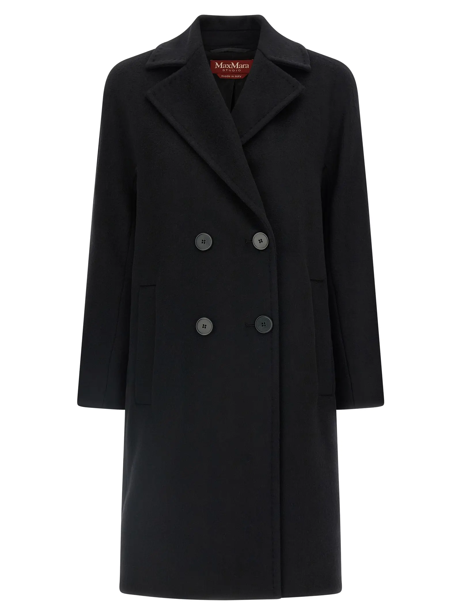 Пальто Agenda Max Mara Studio Чорне 1 'Agenda' coat MAX MARA STUDIO Black