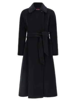 'Tenzone' coat MAX MARA STUDIO Blue