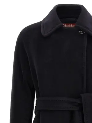 'Tenzone' coat Woman MAX MARA STUDIO Blue