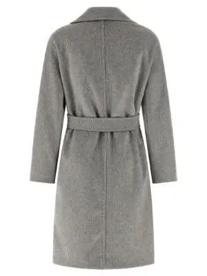 'Panteon' coat 2526016092600029 MAX MARA STUDIO Gray
