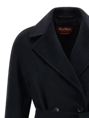 'Panteon' coat Woman MAX MARA STUDIO Blue