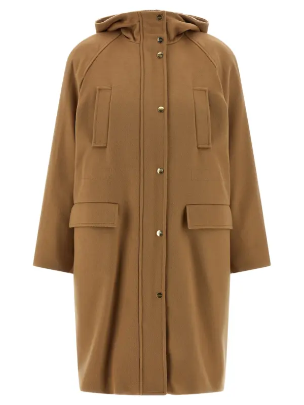 'Alcade' parka MAX MARA STUDIO Beige