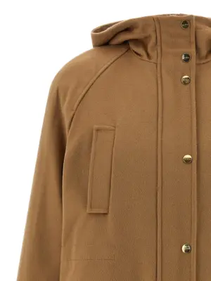 'Alcade' parka Woman MAX MARA STUDIO Beige