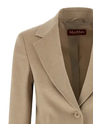 'Folgore' blazer Woman MAX MARA STUDIO Beige