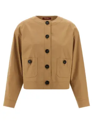'Biavo' bomber jacket MAX MARA STUDIO Beige