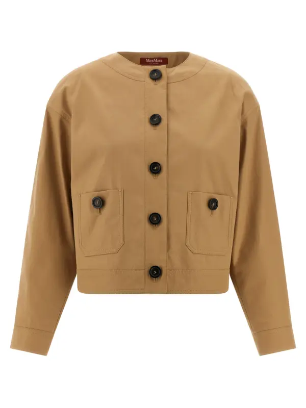 'Biavo' bomber jacket MAX MARA STUDIO Beige