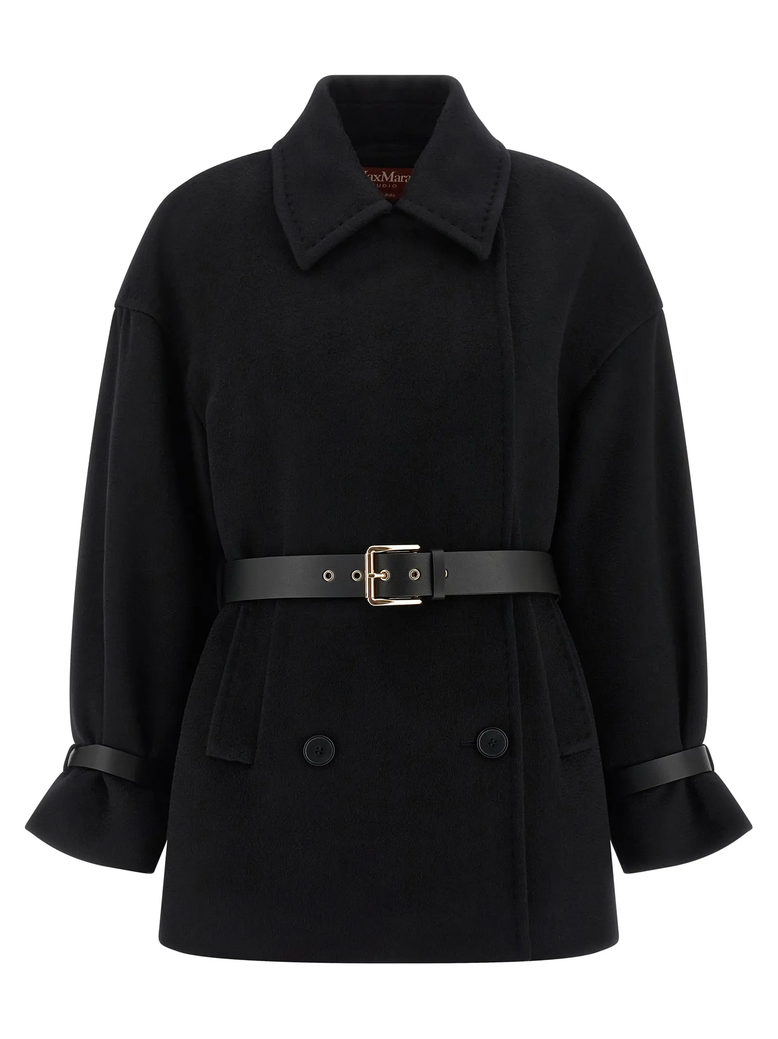 Пальто Pausa Max Mara Studio Чорне 1 'Pausa' coat MAX MARA STUDIO Black