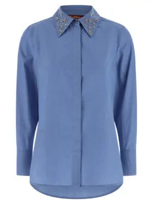 'Staffa' shirt MAX MARA STUDIO Light Blue