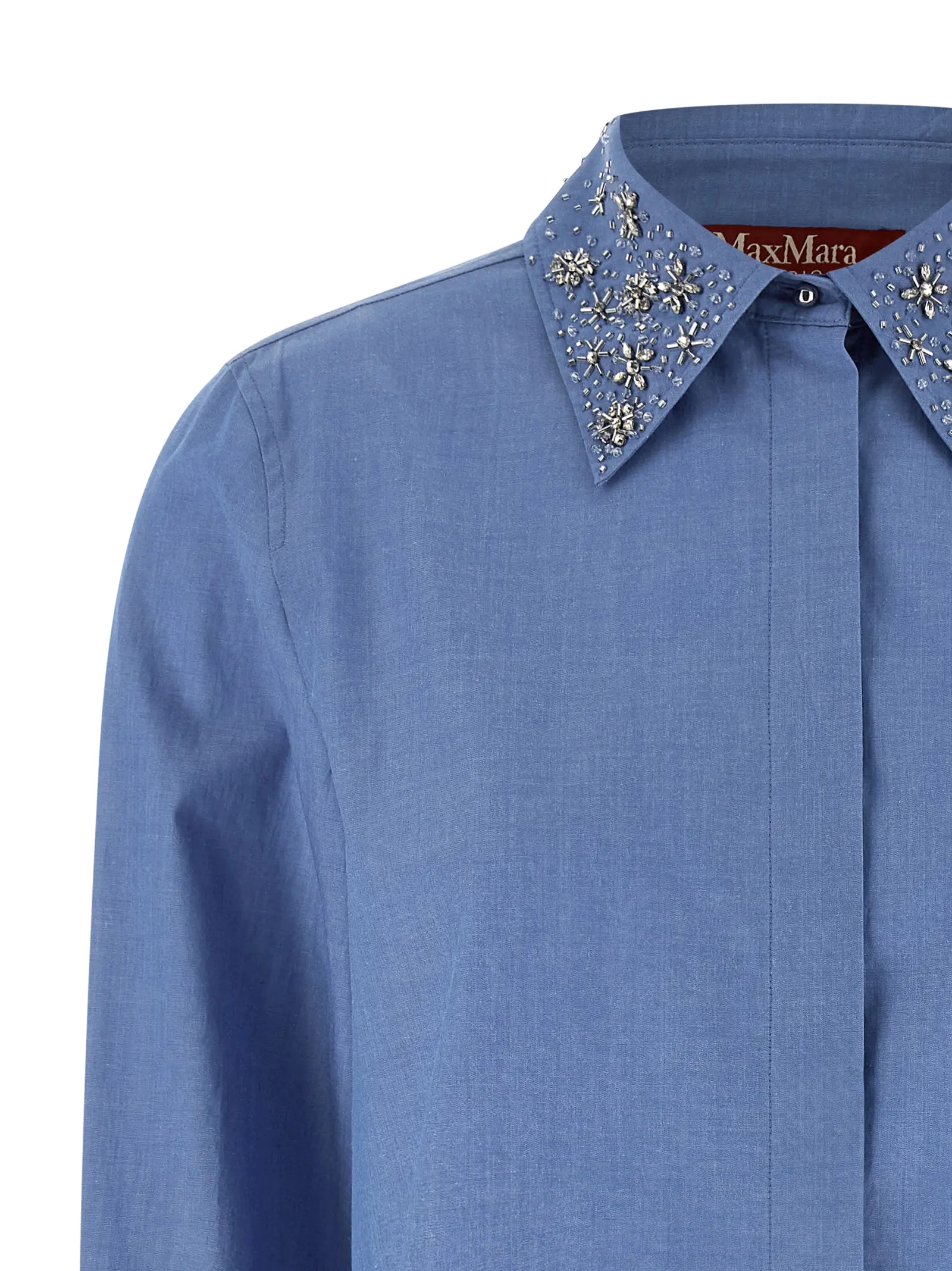 Сорочка Staffa Max Mara Studio Блакитна 3 'Staffa' shirt Woman MAX MARA STUDIO Light Blue