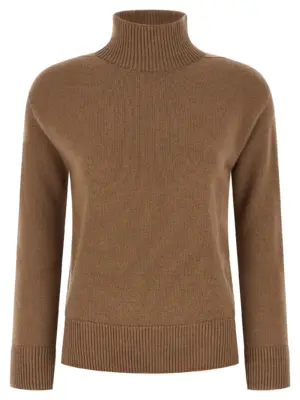 'Quercia' turtleneck sweater MAX MARA 'S Brown