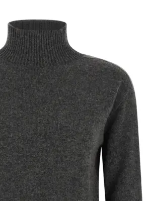 'Quercia' turtleneck sweater Woman MAX MARA 'S Gray