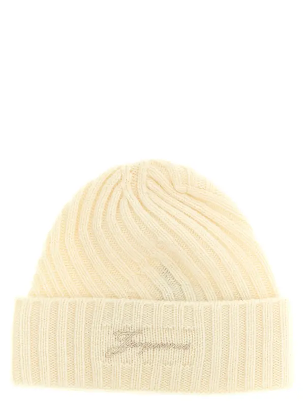 'Le Bonnet Tourni' cap JACQUEMUS White
