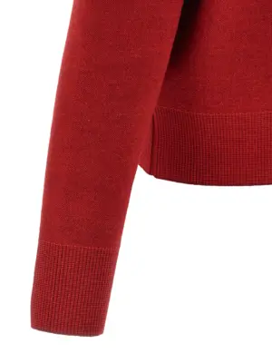 'Le Cardigan Doppio' cardigan 90% merino wool 6% polyamide JACQUEMUS Red