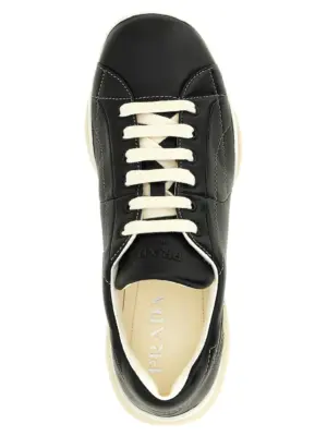 'Prada Re-Edition 2001' sneakers 100% lamb leather (Ovis aries) PRADA Black