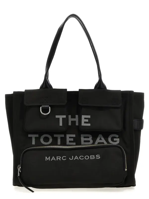 'The Cargo Canvas Large Tote' shopping bag MARC JACOBS Black