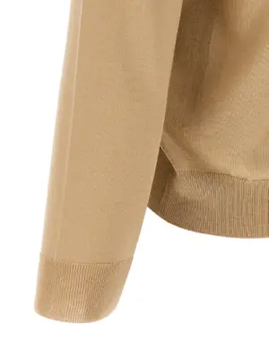 'Ebenji' sweater 100% virgin wool HUGO BOSS Beige