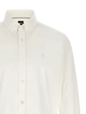 'H-Roan' shirt Man HUGO BOSS White