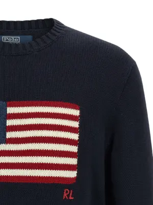 Intarsia sweater Man POLO RALPH LAUREN Blue