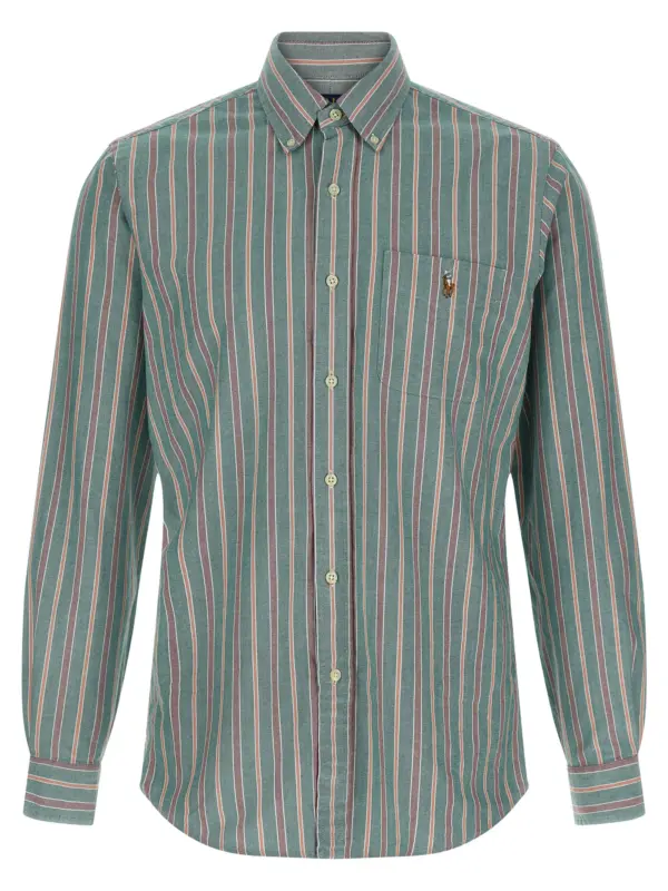 Button-down striped shirt POLO RALPH LAUREN Green