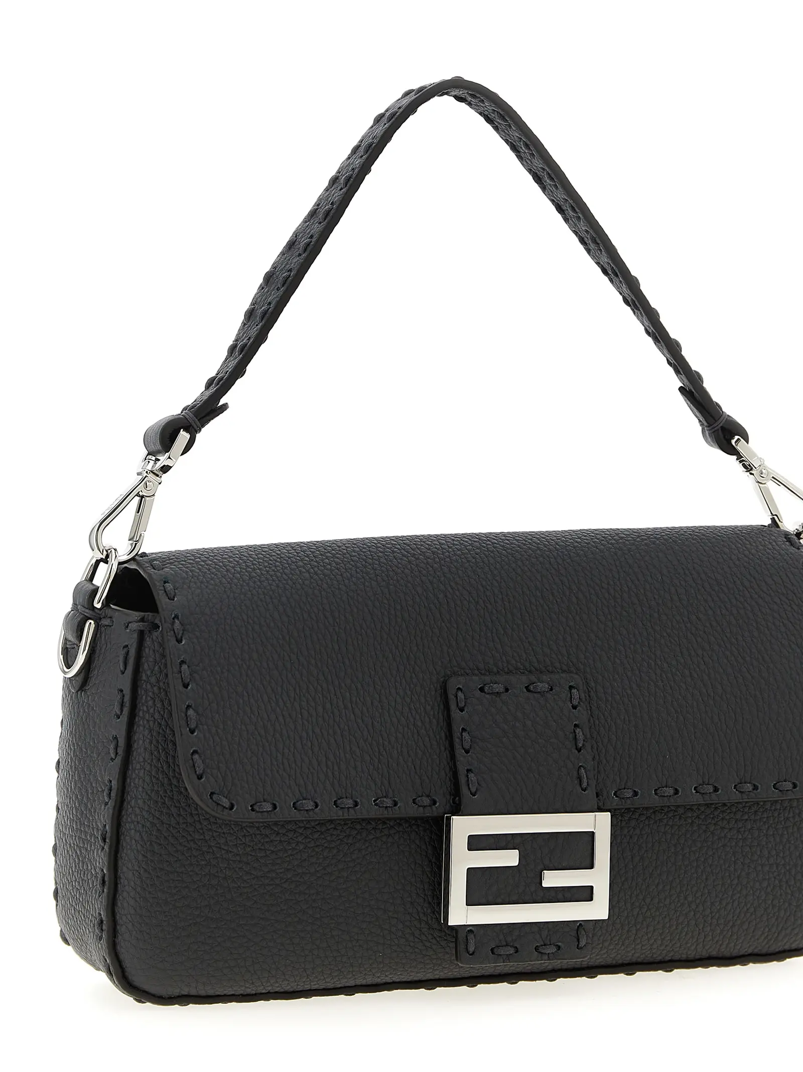 Сумка через плече Baguette Fendi Сіра 3 'Baguette' shoulder bag Man FENDI Gray