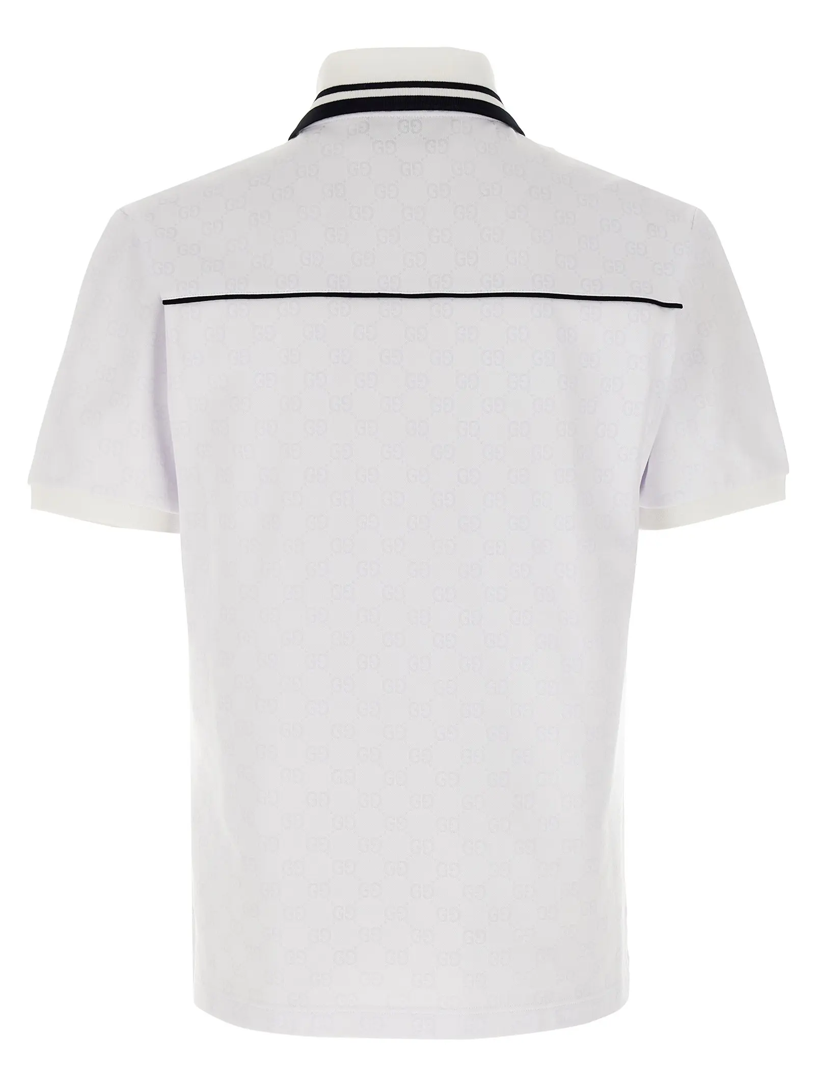 Поло GG Jacquard Gucci Біле 2 GG jacquard polo shirt 806242XJG5Q9000 GUCCI White