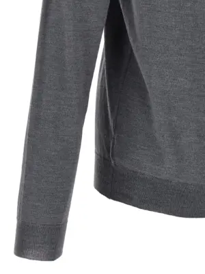 Flexwool wool sweater 95% virgin wool 5% polyamide ZANONE Gray