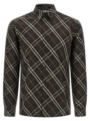 'Robert' shirt BURBERRY Brown
