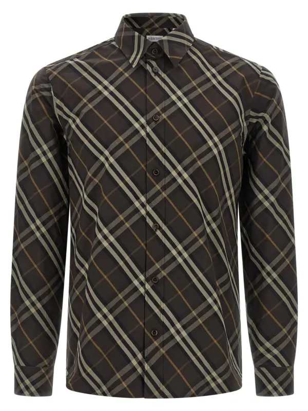 'Robert' shirt BURBERRY Brown