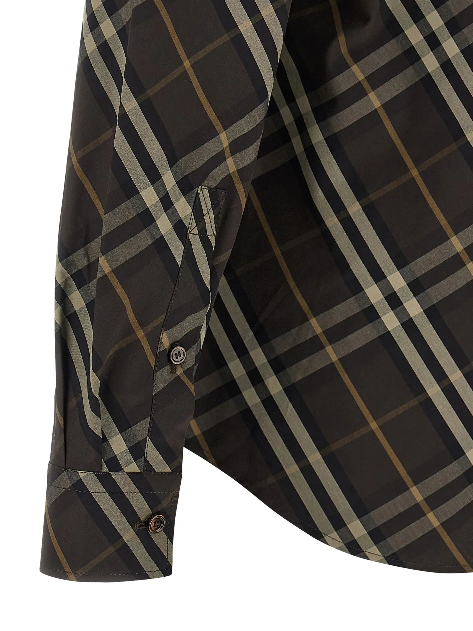 Сорочка Robert Burberry Коричнева 4 'Robert' shirt 100% cotton BURBERRY Brown