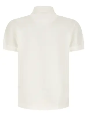 Embroidery polo shirt 8119009CHALK BURBERRY Beige