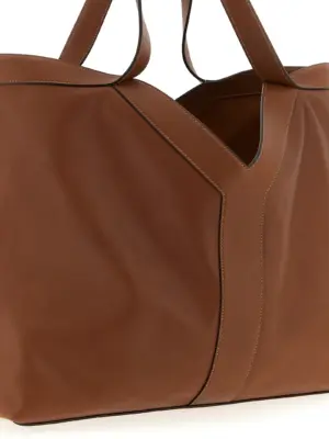 'Y' large shopping bag Man SAINT LAURENT Brown