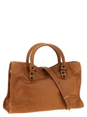 'Le City Bag M' handbag 8230582ABEK2630 BALENCIAGA Brown