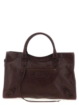 'Le City Bag M' handbag BALENCIAGA Bordeaux