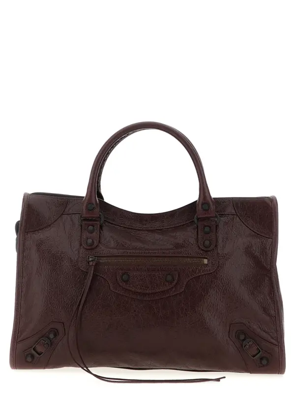 'Le City Bag M' handbag BALENCIAGA Bordeaux