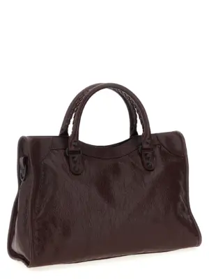 'Le City Bag M' handbag 8230582ABEK6034 BALENCIAGA Bordeaux